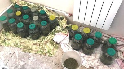 Наркотиків на 2 мільйони гривень: у Херсоні двоє чоловіків налагодили вирощування конопель Наркотиків на 2 мільйони гривень: у Херсоні двоє чоловіків налагодили вирощування конопель