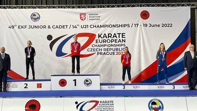 14-річна каратистка з Харкова здобула "бронзу" на Чемпіонаті Європи 14-річна каратистка з Харкова здобула "бронзу" на Чемпіонаті Європи
