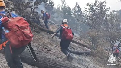 Лісова пожежа в окупованій Ялті не вшухає вже 11 днів