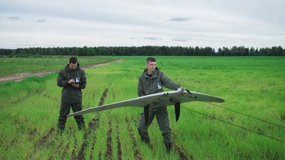 Знищили російський безпілотник типу "Supercam". 