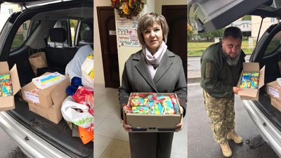 У Тернополі відбулася акція "Гостинці для захисників"
