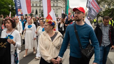 Учасники Волинського маршу у Варшаві 12 липня 2026 року