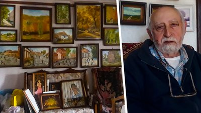 Машинобудівник-художник. 79-річний житель Кіровоградщини має колекцію з двох сотень власних картин