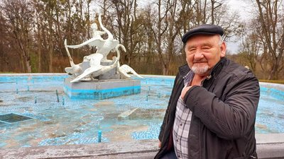 У Стрийському парку Львова реставрують фонтан зі скульптурою "Івасик-Телесик"