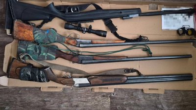 Виявлені при обшуку рушниці