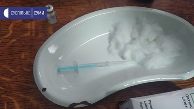 В Охтирці щепили вакциною Pfizer 78 пацієнтів психоневрологічного диспансеру В Охтирці щепили вакциною Pfizer 78 пацієнтів психоневрологічного диспансеру
