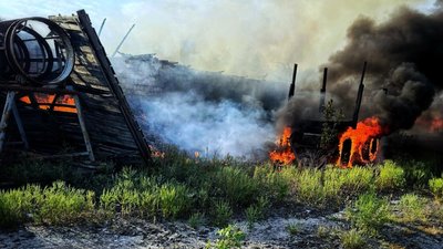 Руйнування лісництва на Донеччині через обстріли
