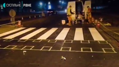 У Рівному замовили нанесення пластикової розмітки на дороги