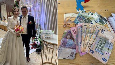 Зібрали майже 15 тис. для ЗСУ. На Закарпатті молодята відмовились від квітів на своєму весіллі