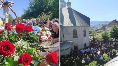 На Закарпатті попрощалися з полеглим захисником Василем Кострабою На Закарпатті попрощалися з полеглим захисником Василем Кострабою