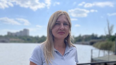 Заступниця начальника рибоохоронного патруля у Миколаївській області Євгенія Хиренко Заступниця начальника рибоохоронного патруля у Миколаївській області Євгенія Хиренко
