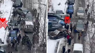 Травмували військового під час нападу на групу оповіщення у Рівному