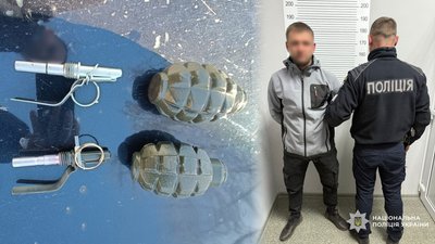Гранати: у Корюківці на Чернігівщині затримали чоловіка