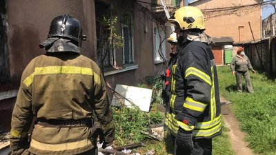 В Одесі горів житловий будинок, травмованих немає
