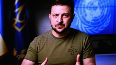 "Ми не можемо погодитись на відкладену війну" — Зеленський розповів в ООН про "формулу миру" "Ми не можемо погодитись на відкладену війну" — Зеленський розповів в ООН про "формулу миру"