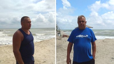 Чоловіки, які врятували двох дітей на Бердянській косі, розповіли про обставини порятунку
