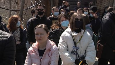Забудова на схилах Траси здоров'я: мешканці Одеси влаштували акцію протесту Забудова на схилах Траси здоров'я: мешканці Одеси влаштували акцію протесту