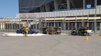 Пожежа, ДТП та витік аміаку: у Львові відбулись навчання рятувальників Пожежа, ДТП та витік аміаку: у Львові відбулись навчання рятувальників