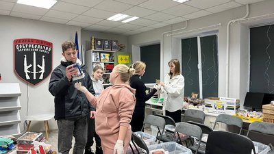 У "Домі ветерана" продукти пакують у бокси У "Домі ветерана" продукти пакують у бокси