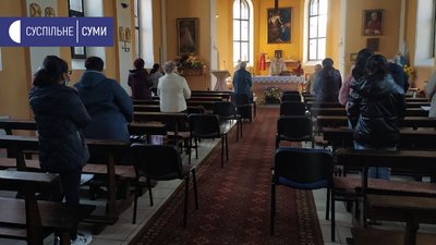 У Сумах християни західного обряду відзначають Великдень У Сумах християни західного обряду відзначають Великдень