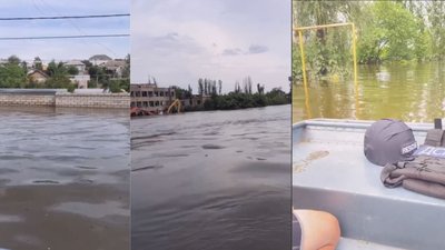 Рятувальники допомагали херсонцям Рятувальники допомагали херсонцям