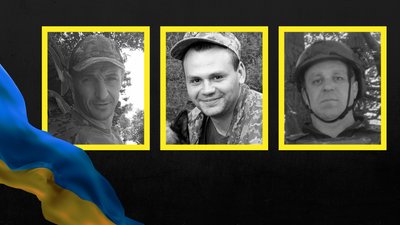 Прощання з бійцями на Чернігівщині 1 липня 2025 року
