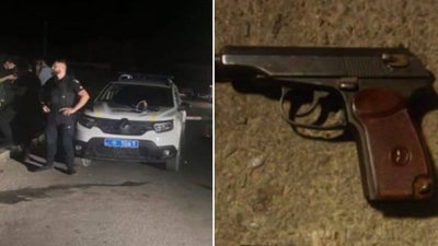 Кримінал, АЗС, пістолет