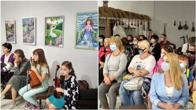 "Малювання — не просто хобі". У Лисичанську відкрили виставку образотворчого мистецтва