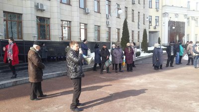 У Житомирі учасники акції "Стоп тарифному геноциду!" вимагали зниження цін на проїзд у транспорті