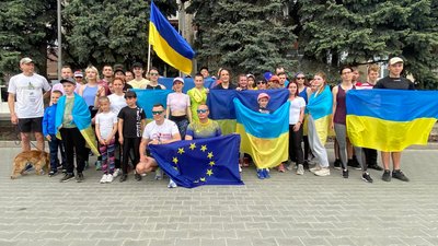В Умані, що на Черкащині, пробіжкою відзначили День Європи