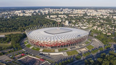 На національному стадіоні у Варшаві облаштують польову лікарню На національному стадіоні у Варшаві облаштують польову лікарню