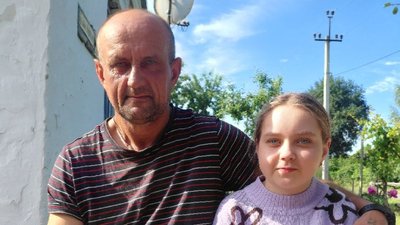 Михайло Мельник із донькою Софією