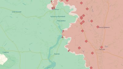 Куп'янський напрямок фронту станом на 19 вересня 2025 року