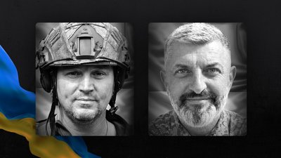 Володимир Реган та Олександр Олівко прощання