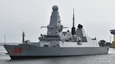 До Одеського порту зайшов есмінець ВМС Великої Британії "Dragon"