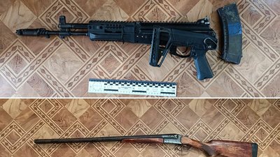 На Теофіпольщині поліцейські виявили у місцевого жителя мініарсенал зброї та боєприпасів