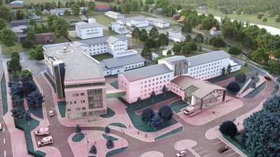 Проєкт реконструкції Центральної міської лікарні Піщанської Богоматері в Ізюмі
