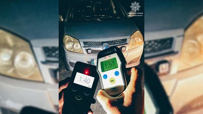 П'яний за кермом у Чернігові: ігнорував рішення суду, позбавили права керування