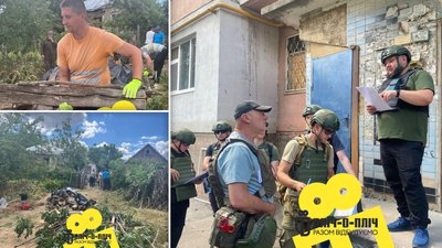 Будівельники з Вінниччини допомагають відновити будинки на Херсонщині Будівельники з Вінниччини допомагають відновити будинки на Херсонщині