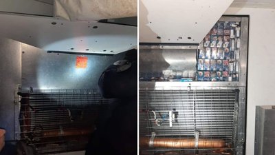 Контрабанда у рефрижераторі: дві вантажівки вилучили закарпатські митники на кордоні з Румунією