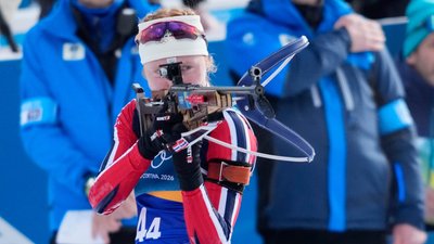 Марен Кіркейде через два штрафні кола втратила шанси на медаль Норвегії на Олімпіаді-2026