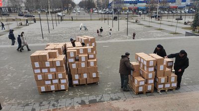 20 тонн гуманітарної допомоги від ЮНІСЕФ привезли до Луцька 20 тонн гуманітарної допомоги від ЮНІСЕФ привезли до Луцька