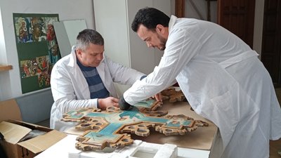 У Музеї Волинської ікони львівські реставратори оновили близько 20 експонатів