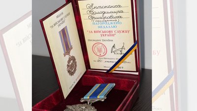 Військовослужбовця з Черкащини Володимира Антоненка посмертно нагородили медаллю