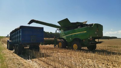 На Полтавщині обмолотили 15% площ ранніх зернових культур На Полтавщині обмолотили 15% площ ранніх зернових культур