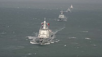 РФ та Китай почали спільні військово-морські навчання