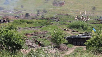 На Сумщині відбулись навчання військових На Сумщині відбулись навчання військових