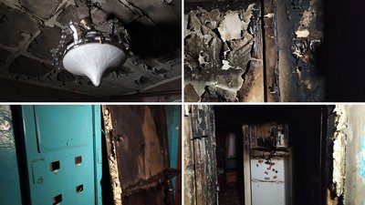 Оплавилися вимикачі, обгоріла стеля та меблі. У кропивницькій багатоповерхівці горіла квартира Оплавилися вимикачі, обгоріла стеля та меблі. У кропивницькій багатоповерхівці горіла квартира