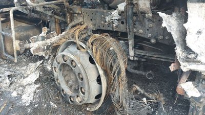 Вибух на АЗС в Харківській області: пожежа ще не ліквідована Вибух на АЗС в Харківській області: пожежа ще не ліквідована