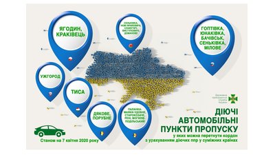 Уряд скоротив кількість прикордонних пропускних пунктів до 19 Уряд скоротив кількість прикордонних пропускних пунктів до 19
